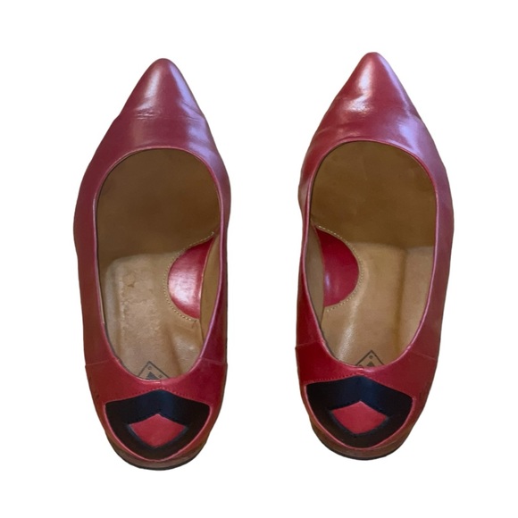 John Fluevog Presence Impulse Red flats. Size  7 *Discontinued styles GUC - Picture 9 of 12